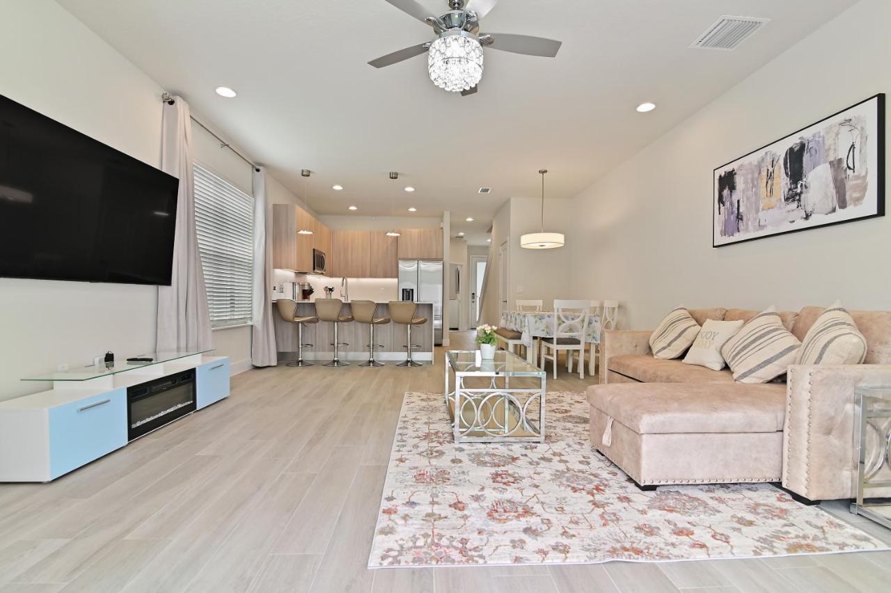 New Modern & Spacious Townhouse Near Disney - 4Br And 3Fb Orlando Exterior photo
